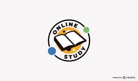 Design de logotipo de estudo online