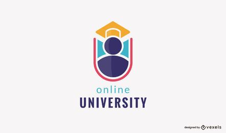 Online university logo design