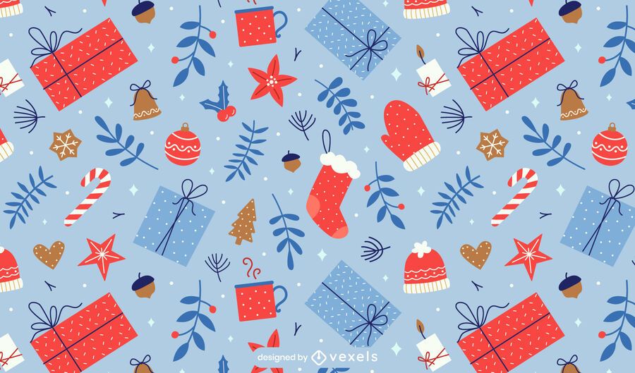 Christmas presents pattern design Christmas presents pattern design