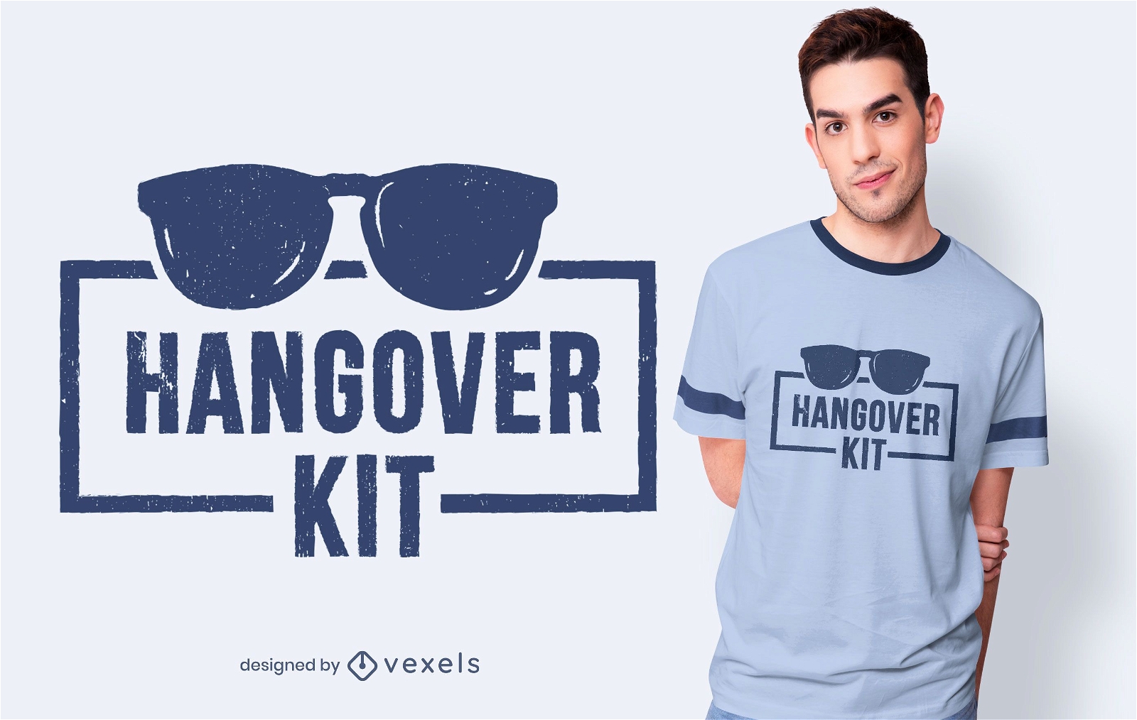 Hangover kit t-shirt design