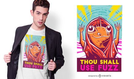 Lizard Wizard Quote T-shirt Design