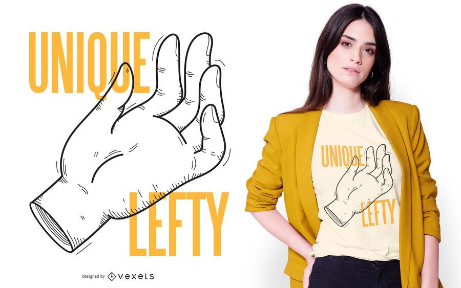 Unique lefty t-shirt design Unique lefty t-shirt design