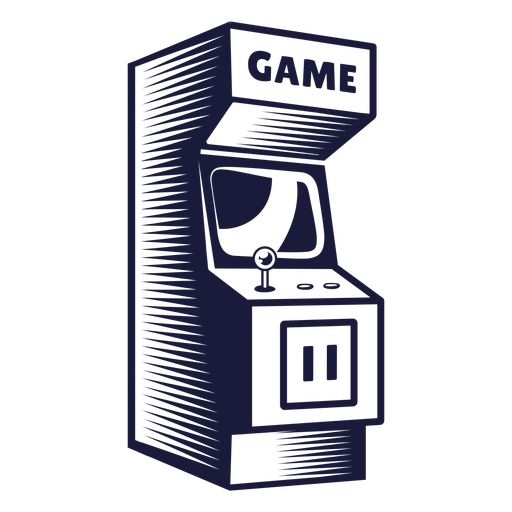 ArcadeSchrank Illustration Transparenter PNG und SVGVektor