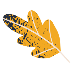 Autumn leaf illustration PNG Design