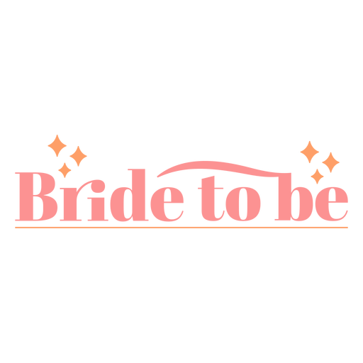 Bride to be sparkly lettering