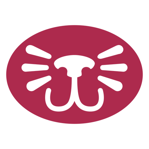 Cat whiskers icon PNG Design
