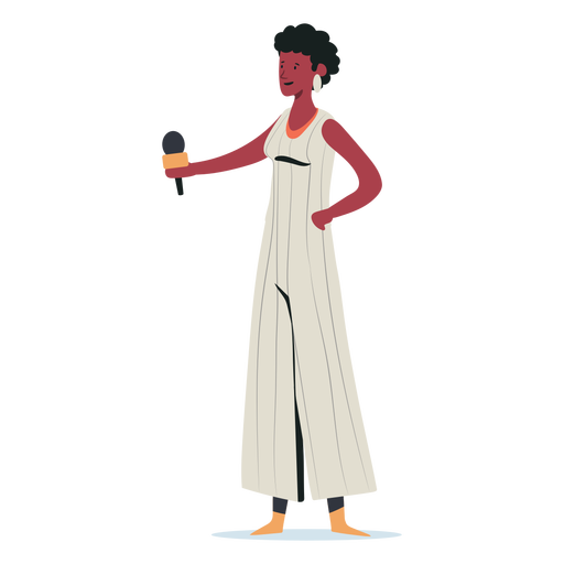 Ilustração personagem mulher jornalista Desenho PNG
