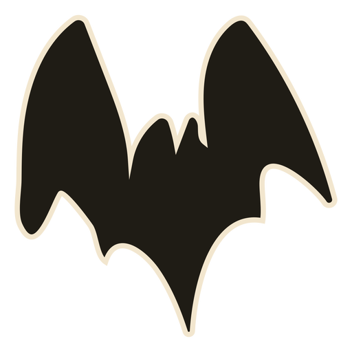 Ilustración de murciélago clásico halloween Diseño PNG
