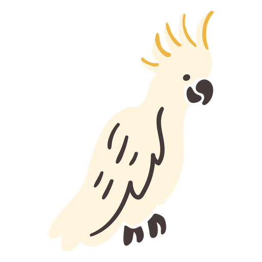 Cockatoo tropical flying bird PNG Design