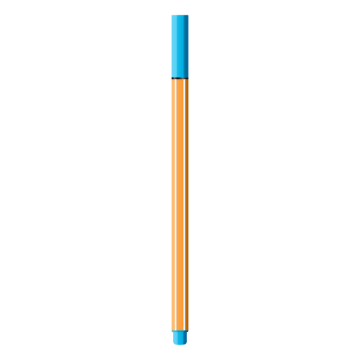 Desenho realista de caneta de cor Desenho PNG