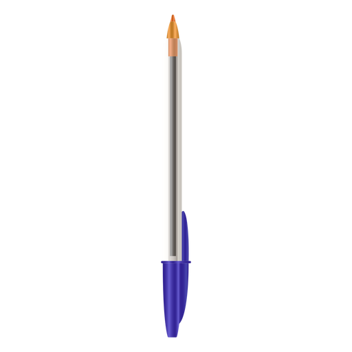 Colored without cap pen realistic PNG Design