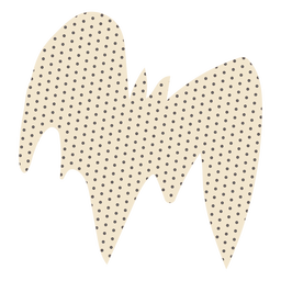 Diseño de personajes de murciélago punteado Diseño PNG