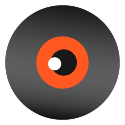 Eyeball flat design halloween PNG Design