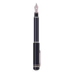 Füllfederhalter realistische Illustration PNG-Design