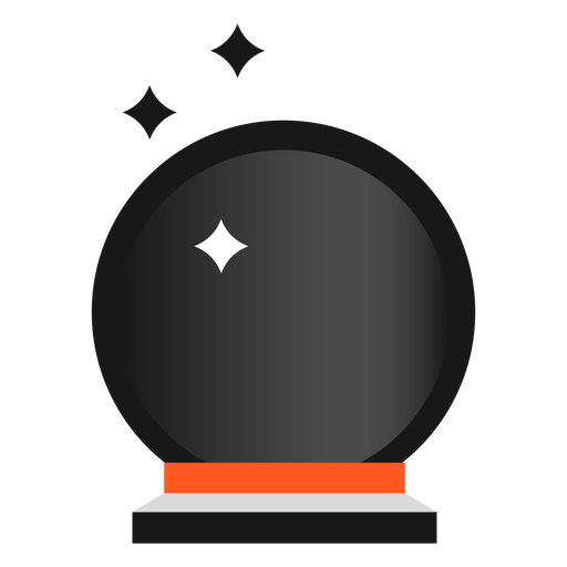 Halloween crystal ball icon PNG Design