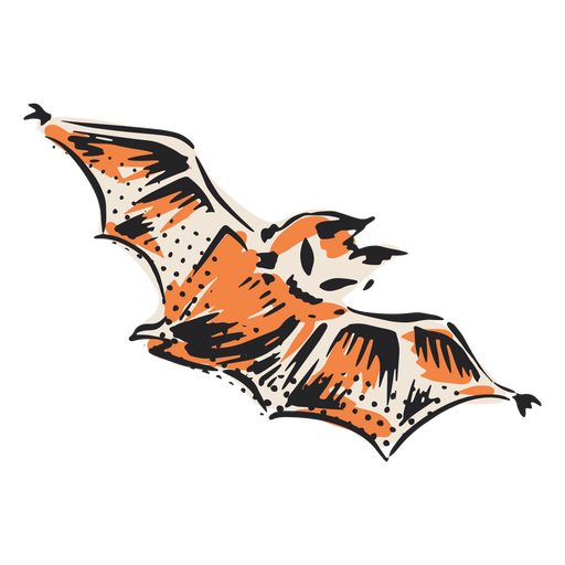 Halloween fliegende Fledermaus Illustration PNG-Design