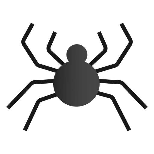 Diseño plano de araña de halloween Diseño PNG