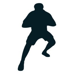 Handball player man character silhouette PNG Design Transparent PNG