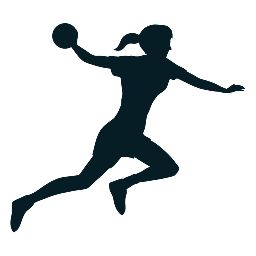 Handballspieler Sport Silhouette PNG-Design