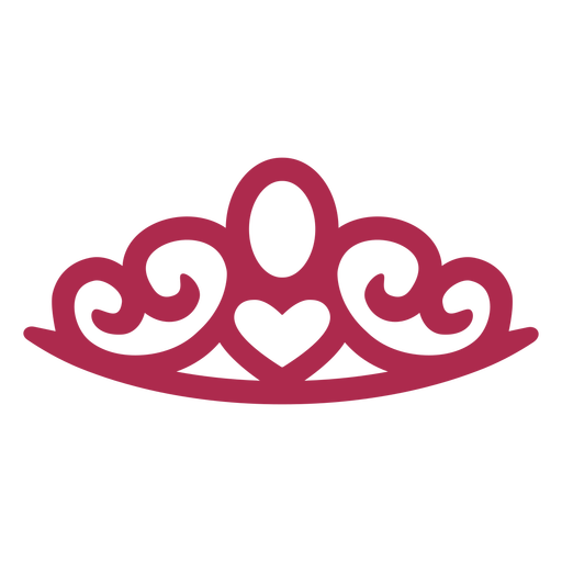 286 Crown With Heart Svg SVG PNG EPS DXF File