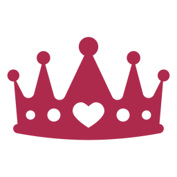 Adereços da coroa do rei do coração Transparent PNG