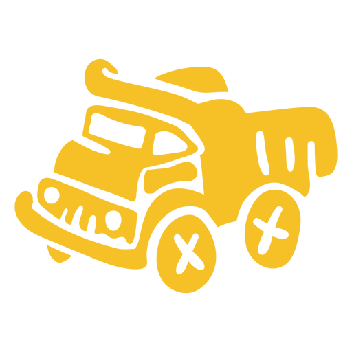 Heavy transport truck flat PNG Design