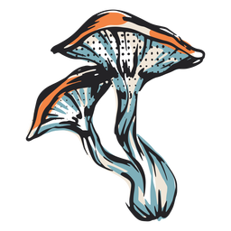 Mushroom nature illustration Mushroom nature illustration