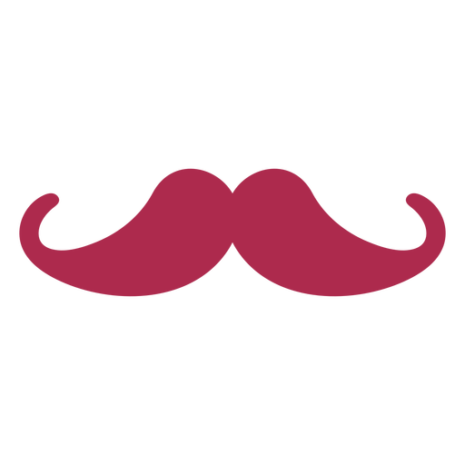 Mustache simple icon Transparent PNG & SVG vector file