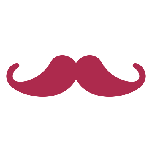 Mustache simple icon PNG Design