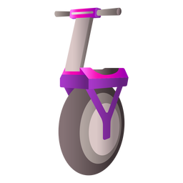 Scooter de equilíbrio de uma roda Desenho PNG