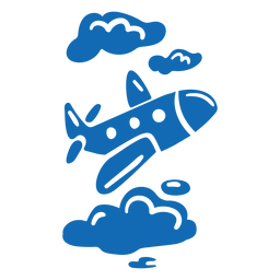 Flugzeug In Der Himmelsebene PNG- Und SVG-Design Für T-Shirts