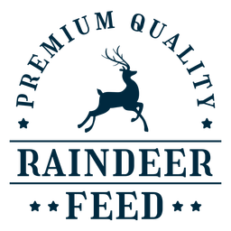 Cotización de decoración de piensos Raindeer Diseño PNG