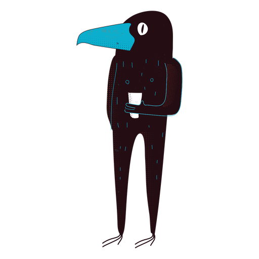 Raven standing character