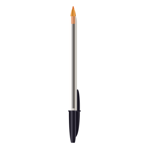 Diseño de bolígrafo realista sin tapa Diseño PNG