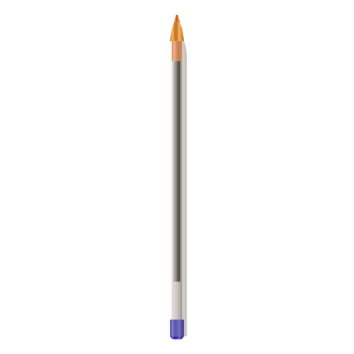 Realistisches Stiftdesign ohne Kappe PNG-Design
