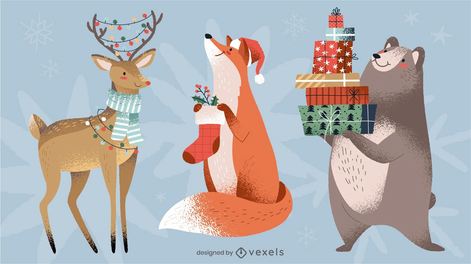 Weihnachten Animal Design Pack