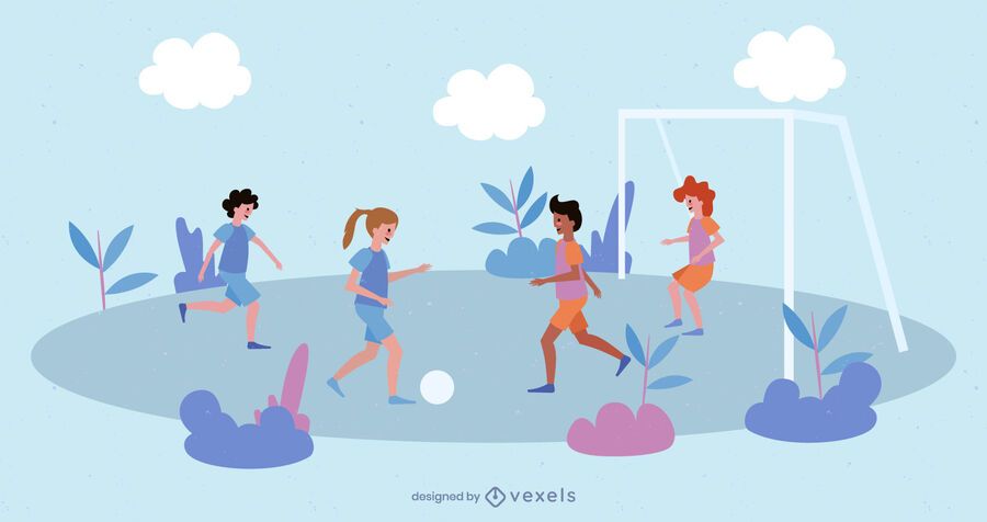 Girl Football People Pack Girl Football People Pack