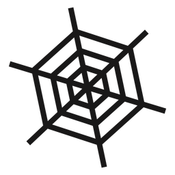 Spider web halloween icon PNG Design