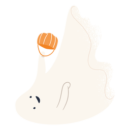 Trick or treat ghost character