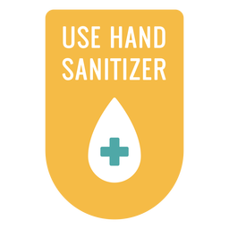 Use hand sanitizer sign PNG Design