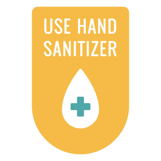 Use hand sanitizer sign PNG Design