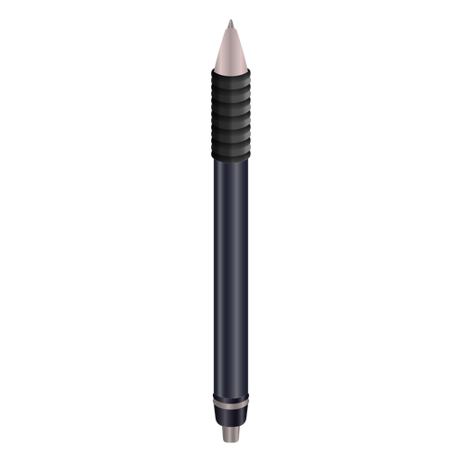 Writing black pen realistic design PNG Design