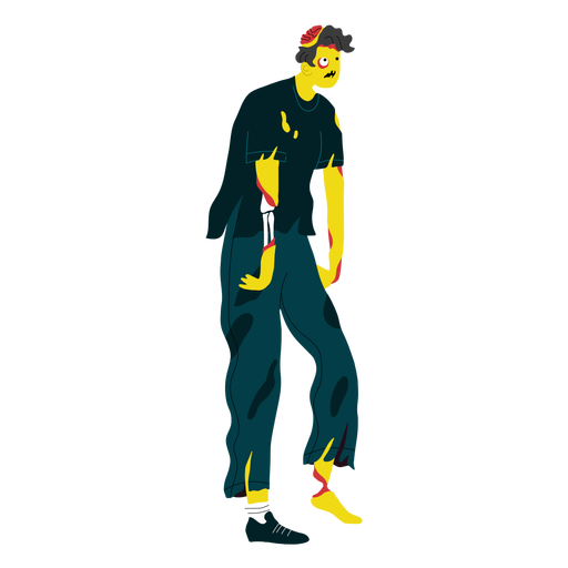 Zombie-Charakter-Kreatur PNG-Design