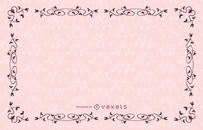 Vintage Frame design with ornaments