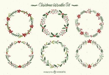 Christmas Floral Wreath Pack