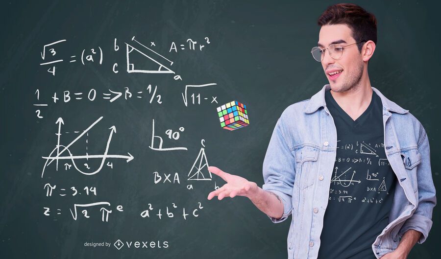 Math formulas t-shirt design Math formulas t-shirt design