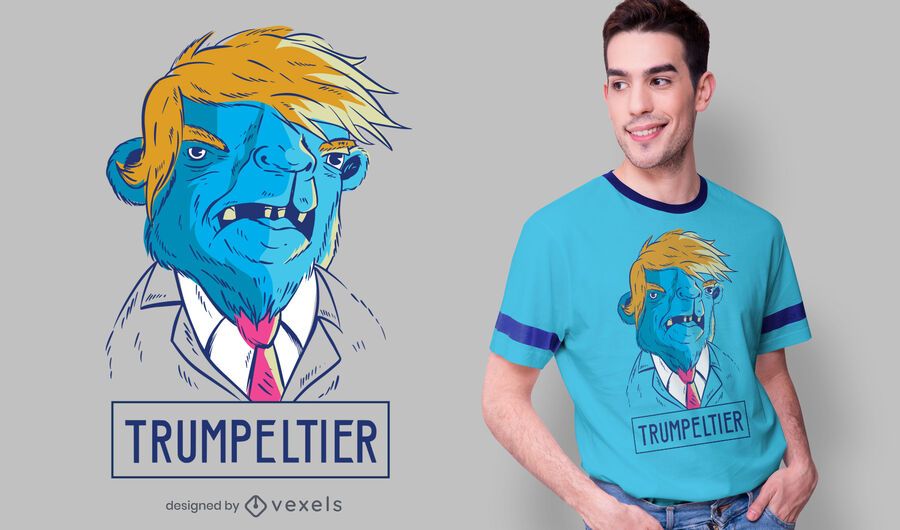 Camel Trump T-shirt Design Camel Trump T-shirt Design
