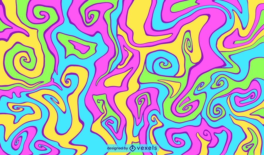 Psychedelic background design Psychedelic background design