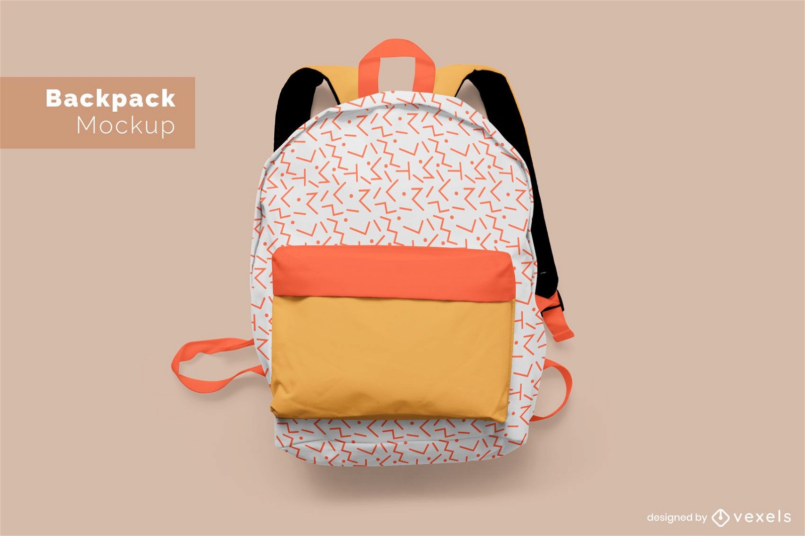 School Backpack Mockup Template