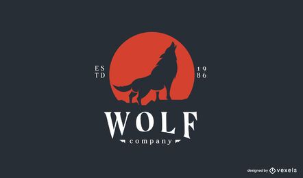 Wolf company logo template